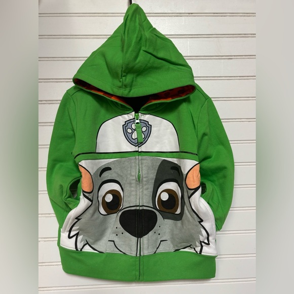 Nickelodeon Paw Patrol Rocky Green Hoodie New Size 4T - Picture 1 of 8